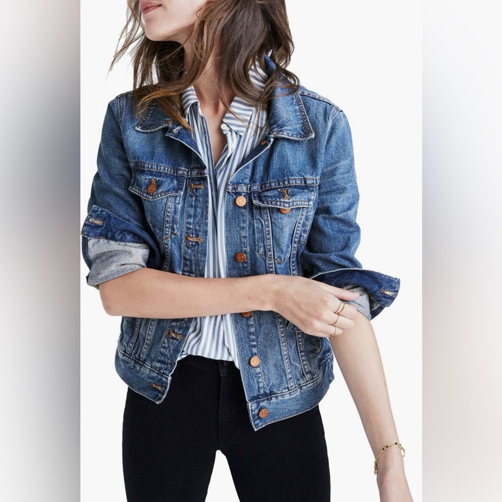 Madewell The Jean Jacket Pinter Wash Small